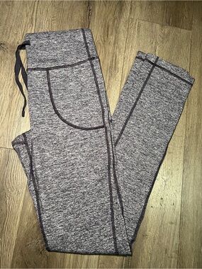Lululemon Heathered Purple Leggings Size 8 (Fits Like 4)